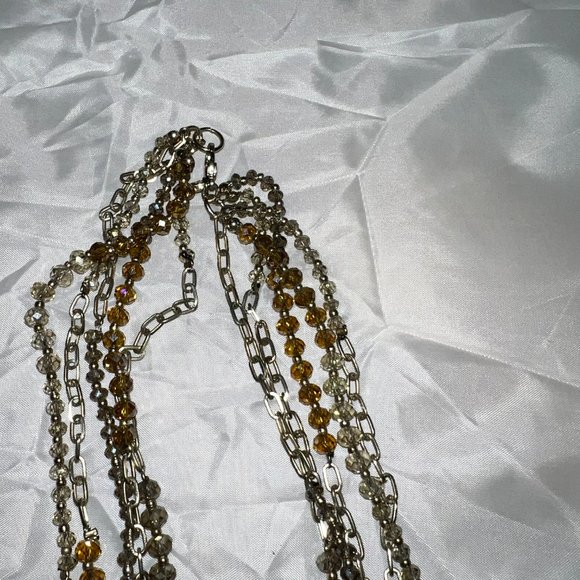 LOFT  Multistrand Crystal Necklace - Picture 6 of 8